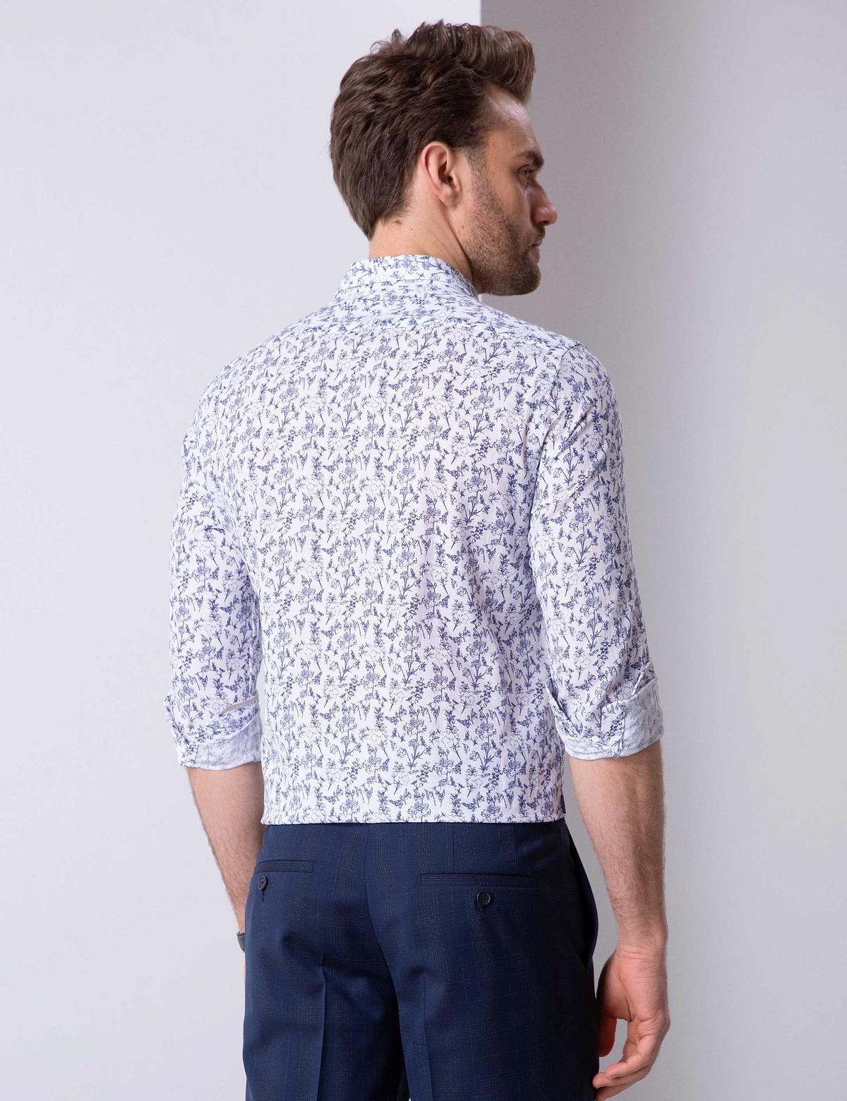 Mavi Slim Fit Uzun Kollu Gömlek - 50200696001