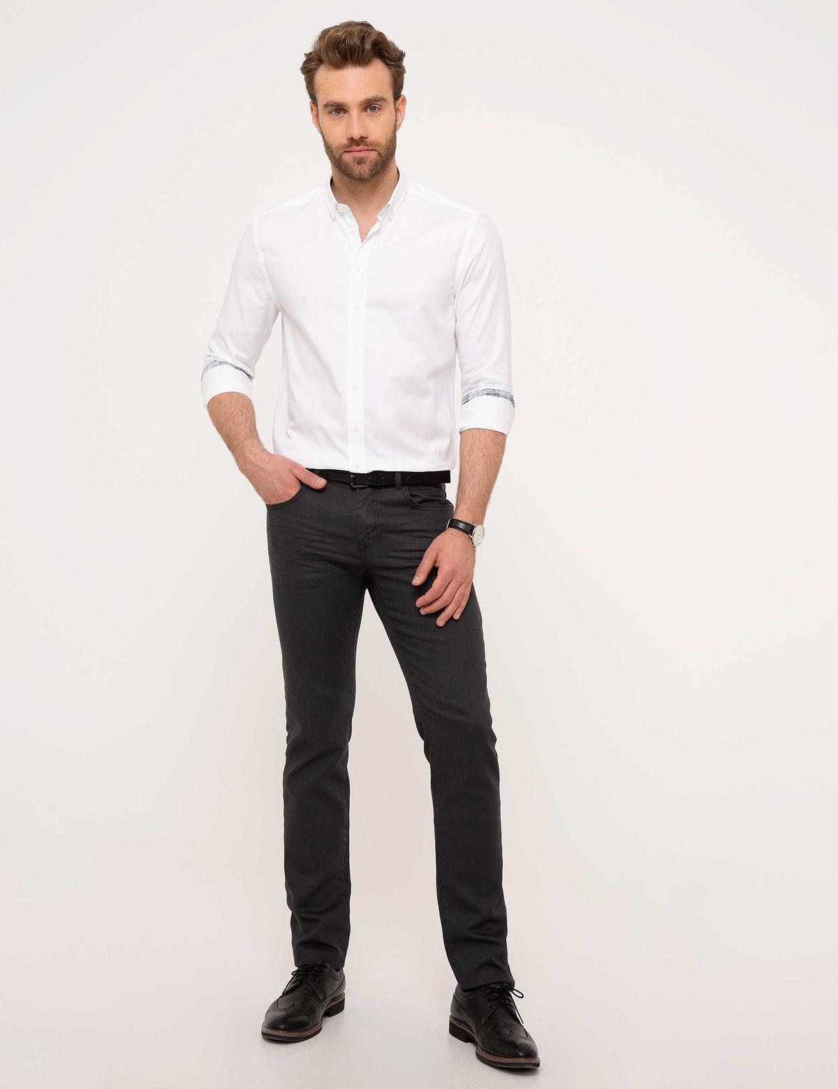 Beyaz Slim Fit Gömlek - 50186961028