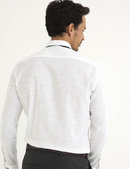 Beyaz Slim Fit Gömlek - 50188487023