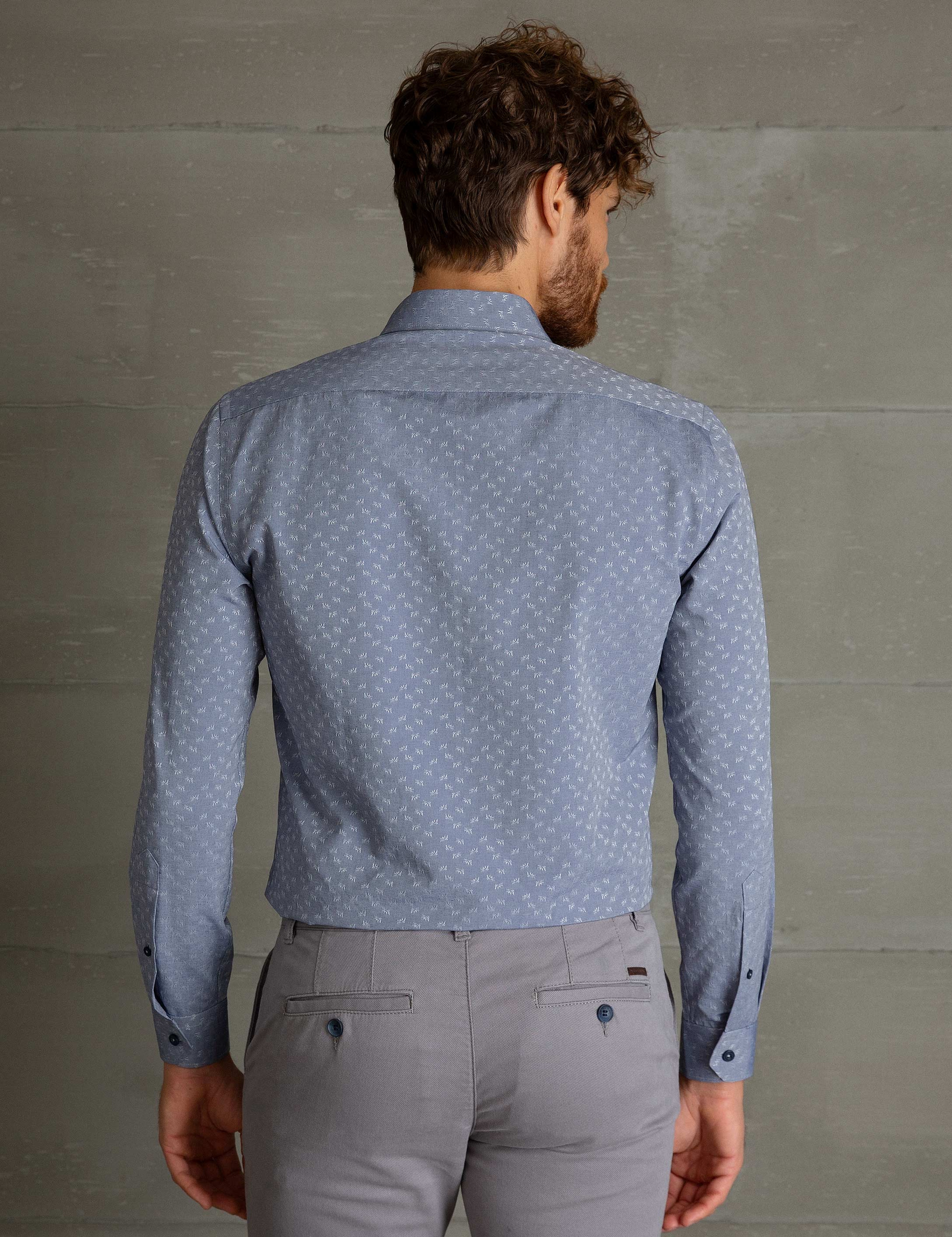 Mavi Slim Fit Gömlek