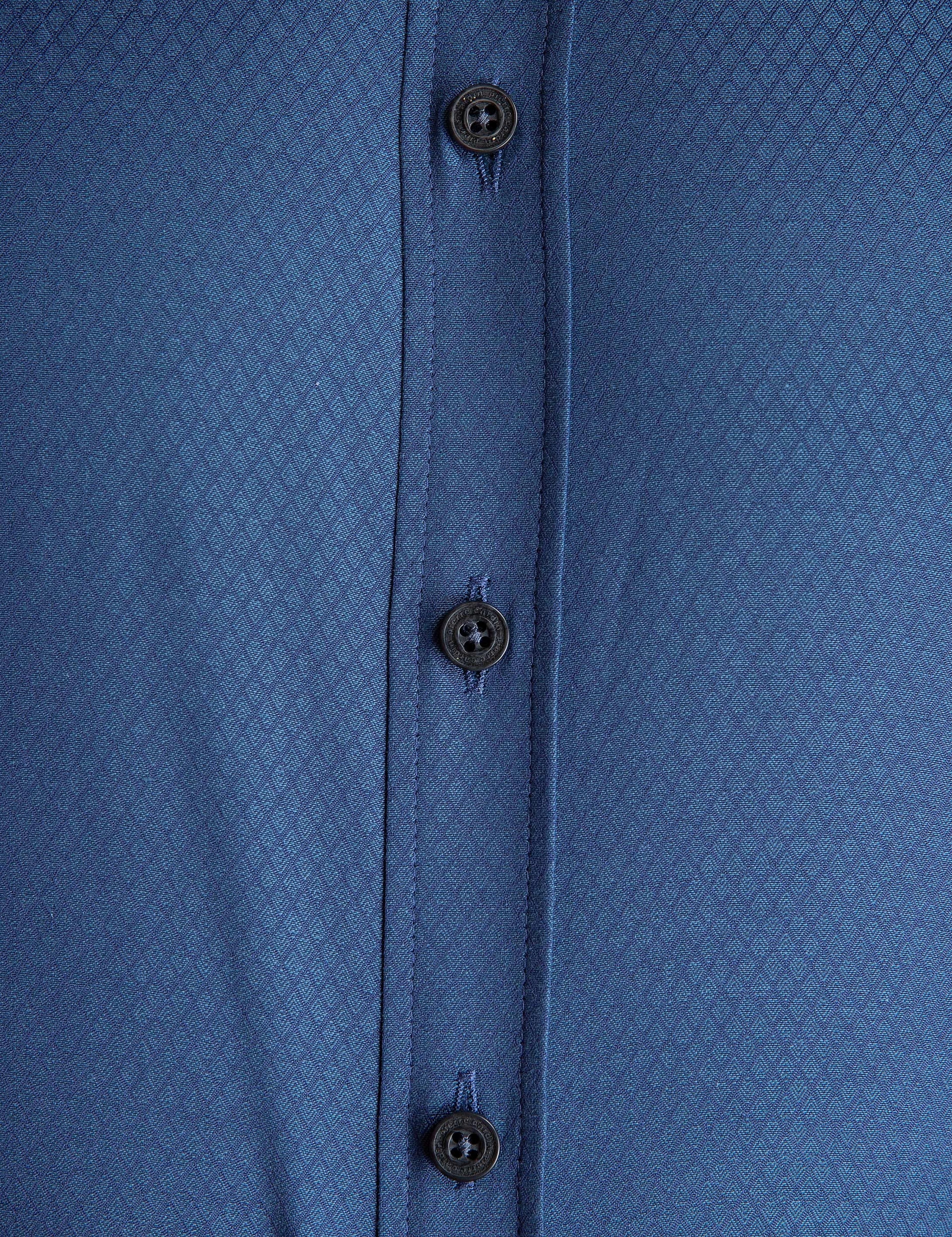 Lacivert Slim Fit Gömlek - Image 4