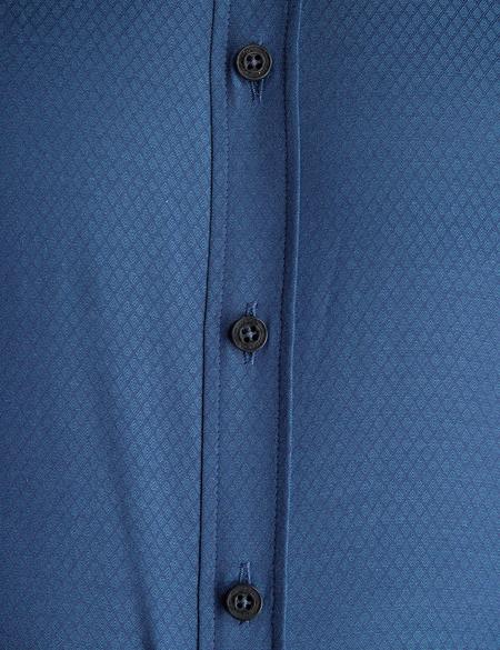 Lacivert Slim Fit Gömlek - 50194894016