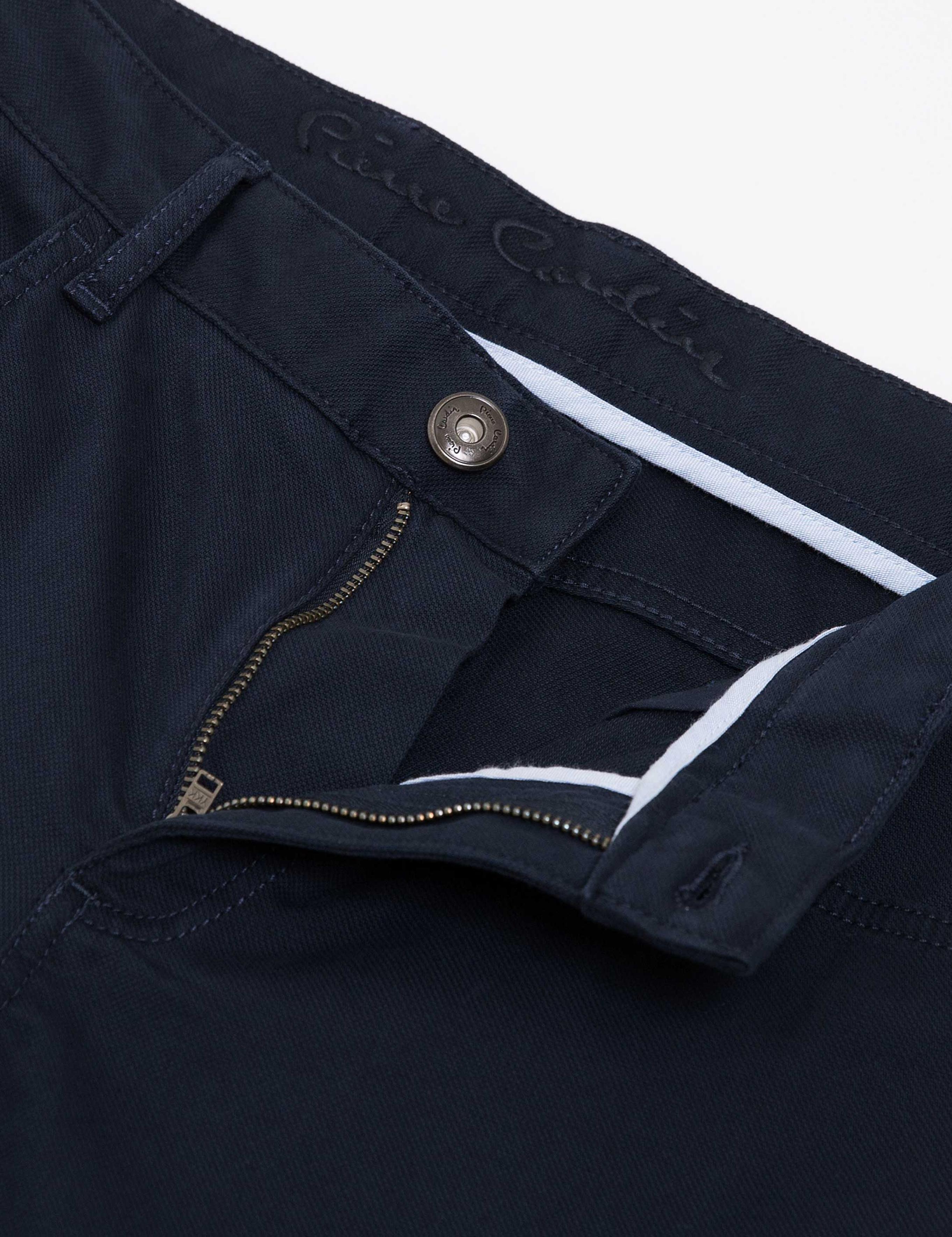 Lacivert Slim Fit Chino Pantolon