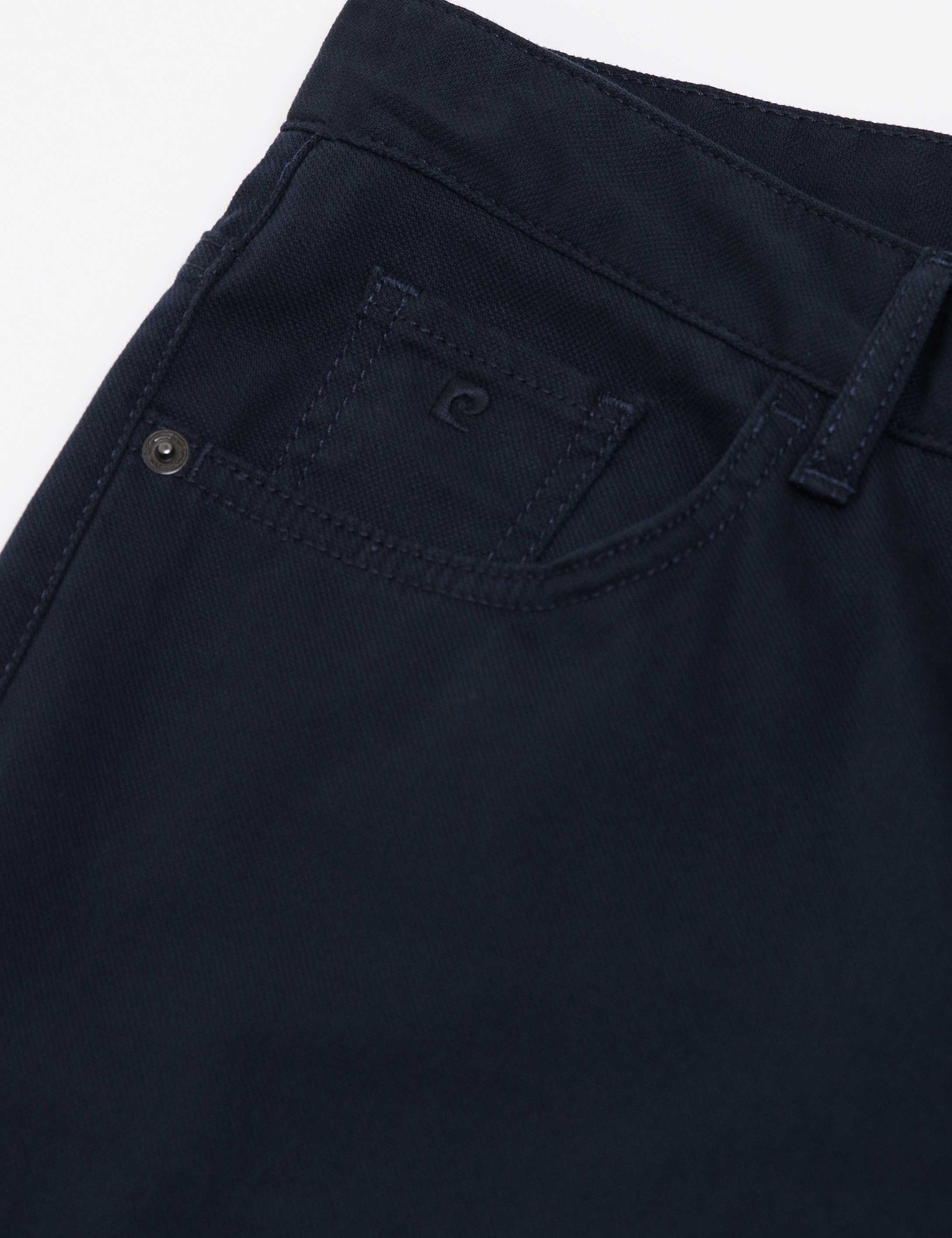 Lacivert Slim Fit Chino Pantolon - Image 4