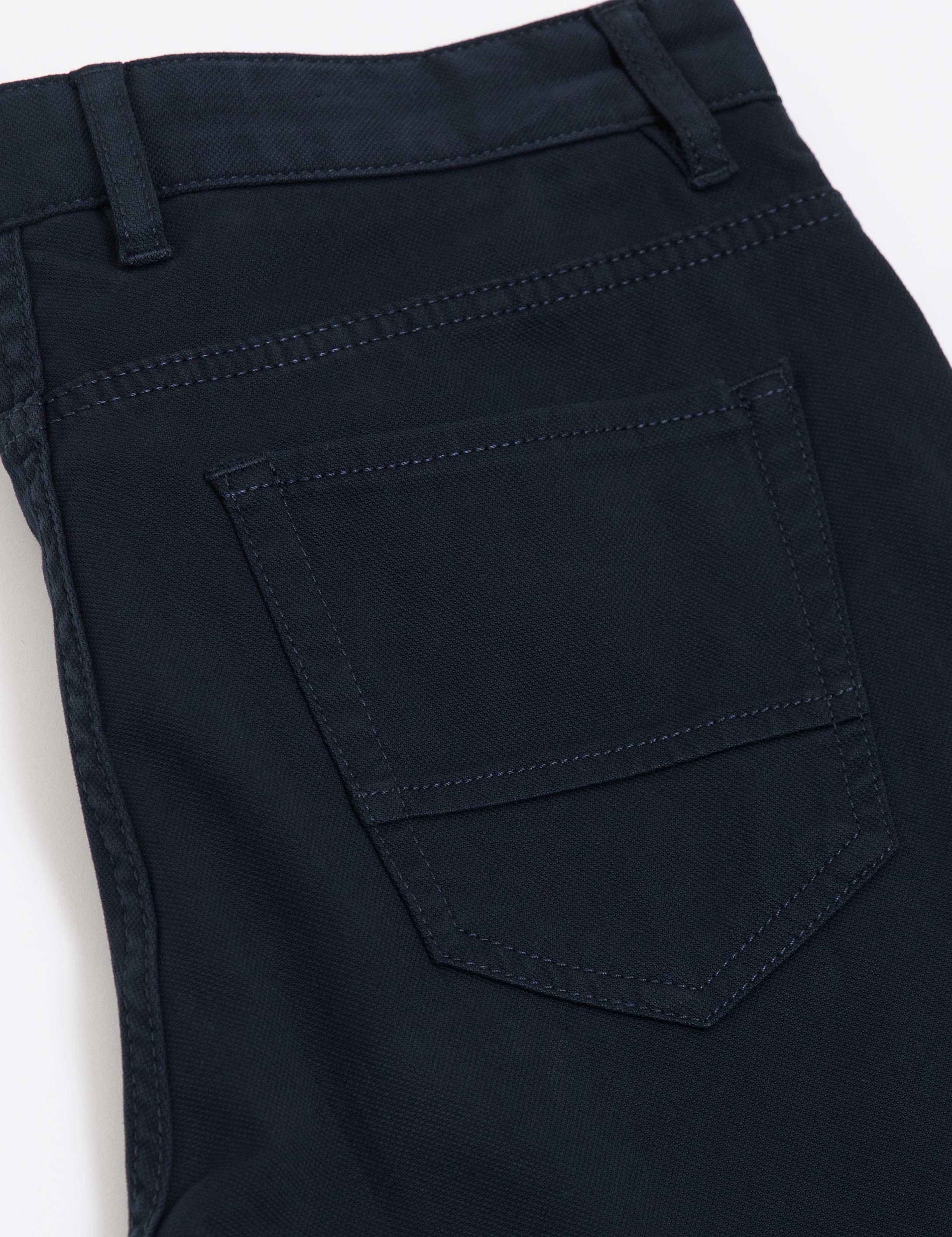 Lacivert Slim Fit Chino Pantolon - Image 3