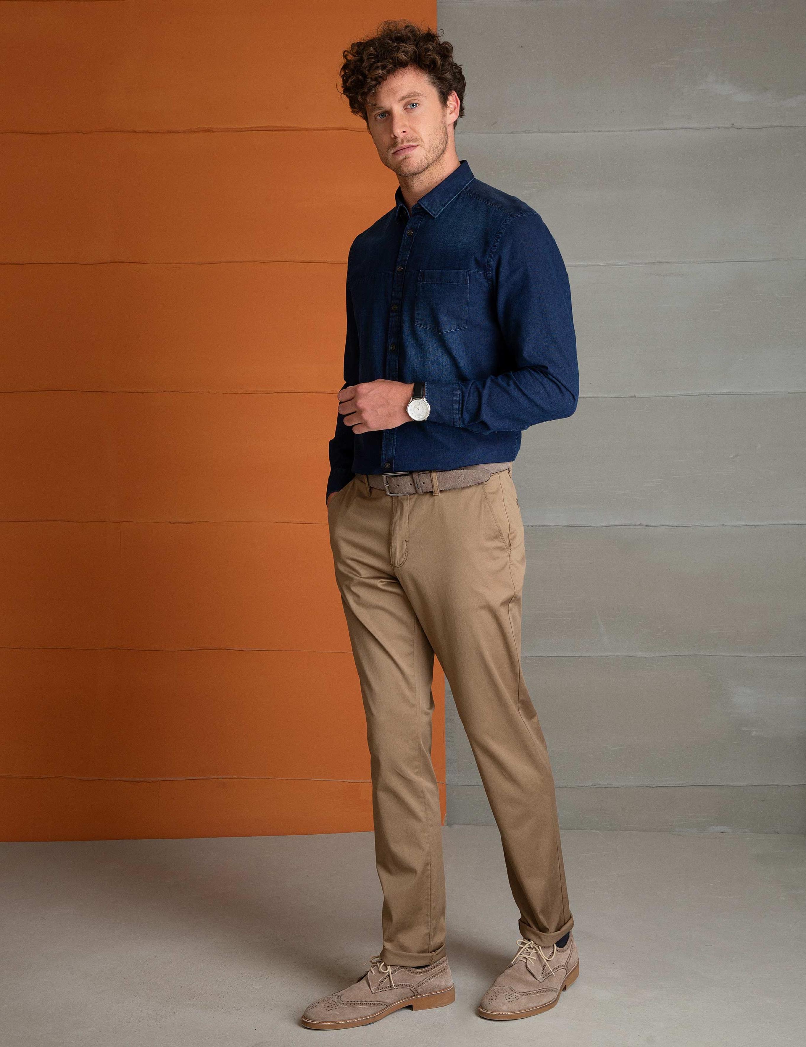 Vizon Slim Fit Kanvas Pantolon