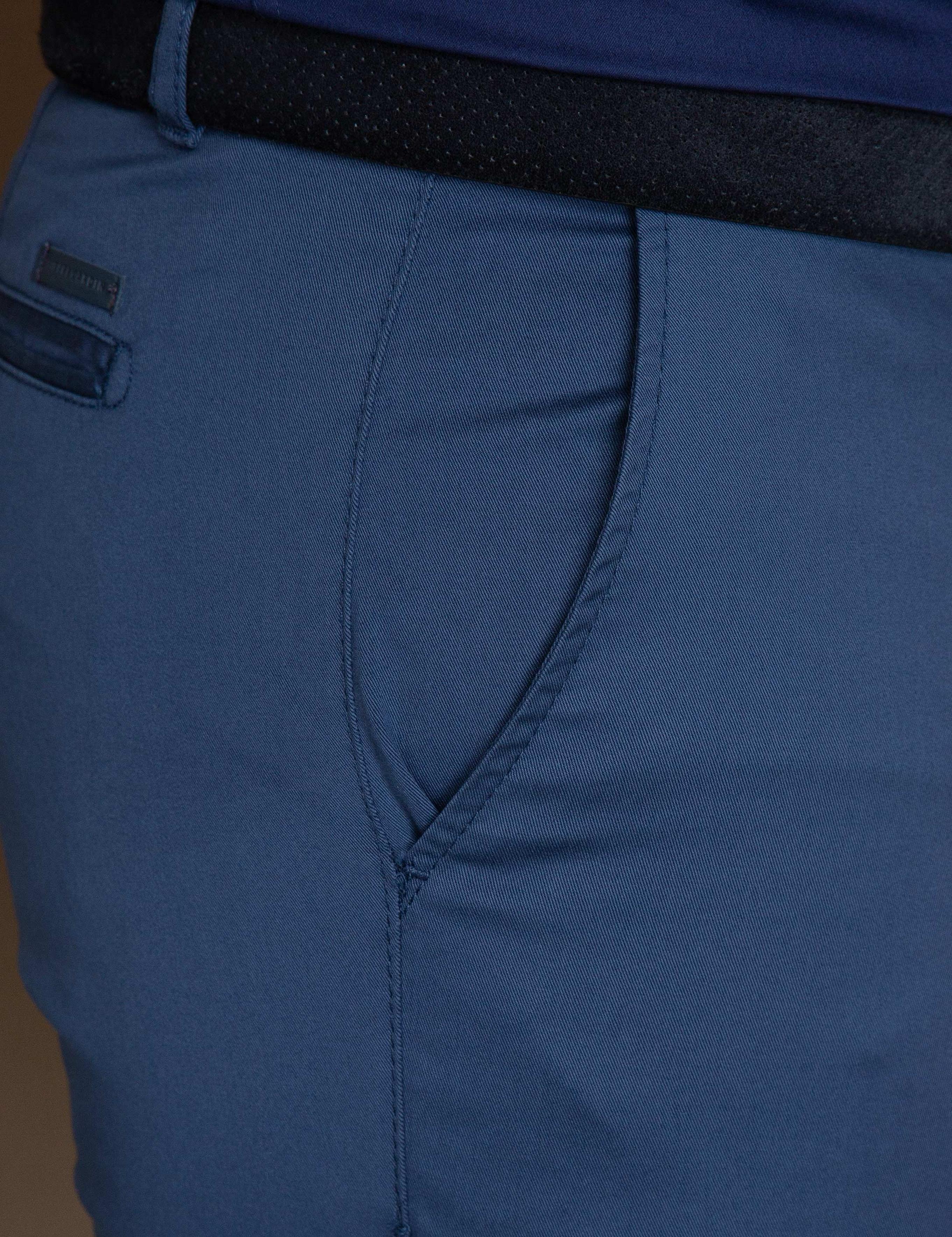 İndigo Slim Fit Kanvas Pantolon