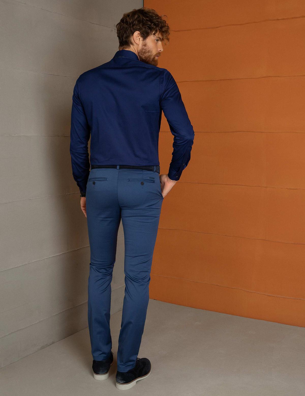 İndigo Slim Fit Kanvas Pantolon - 50194244039