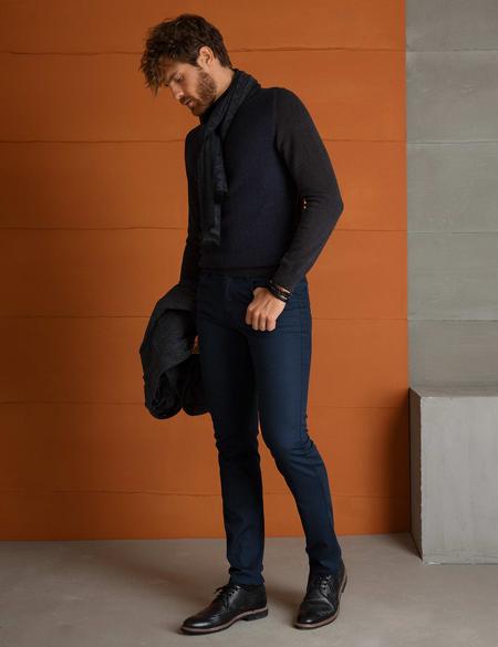 Lacivert Slim Fit Chino Pantolon - 50197410003