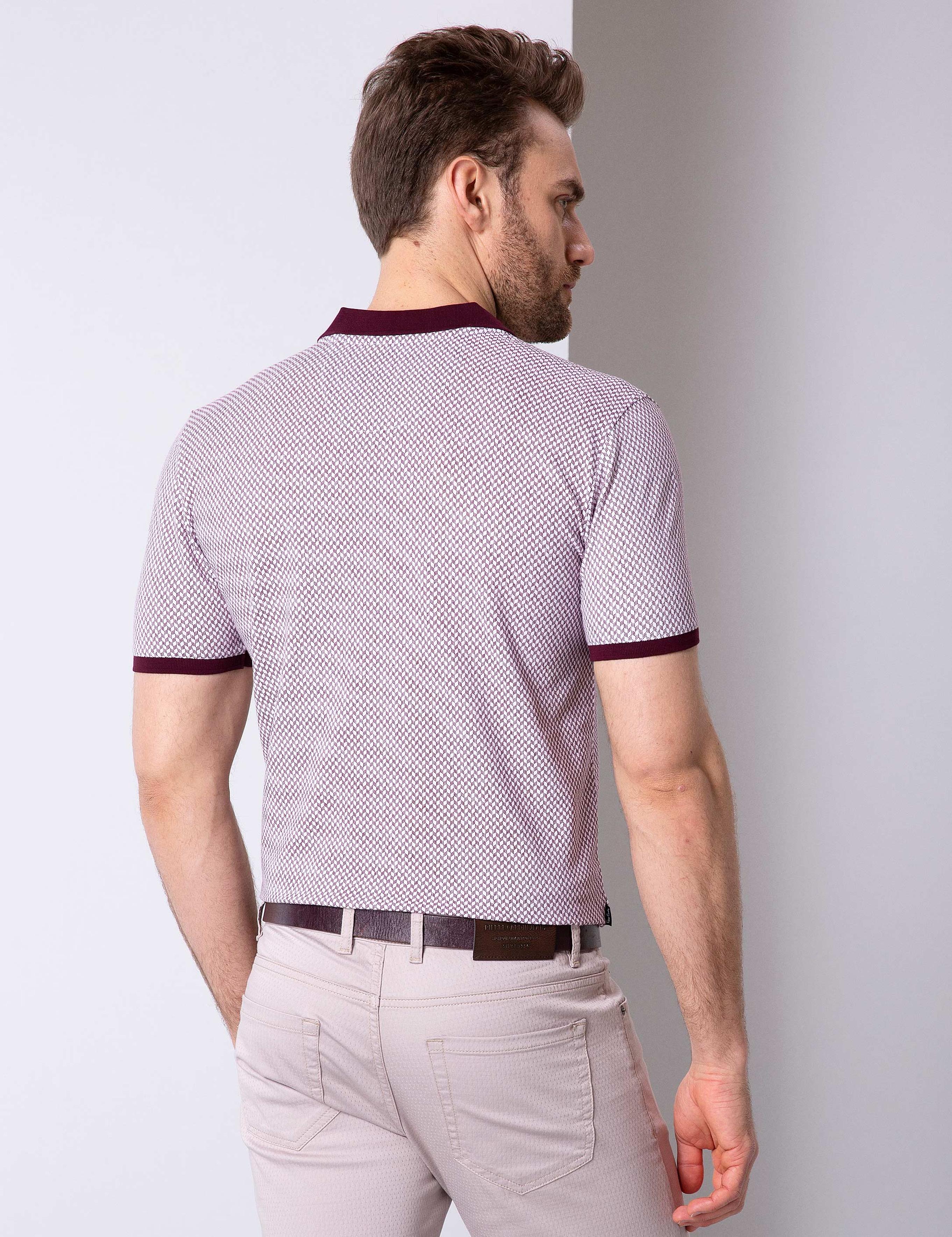 Bordo Slim Fit Tişört