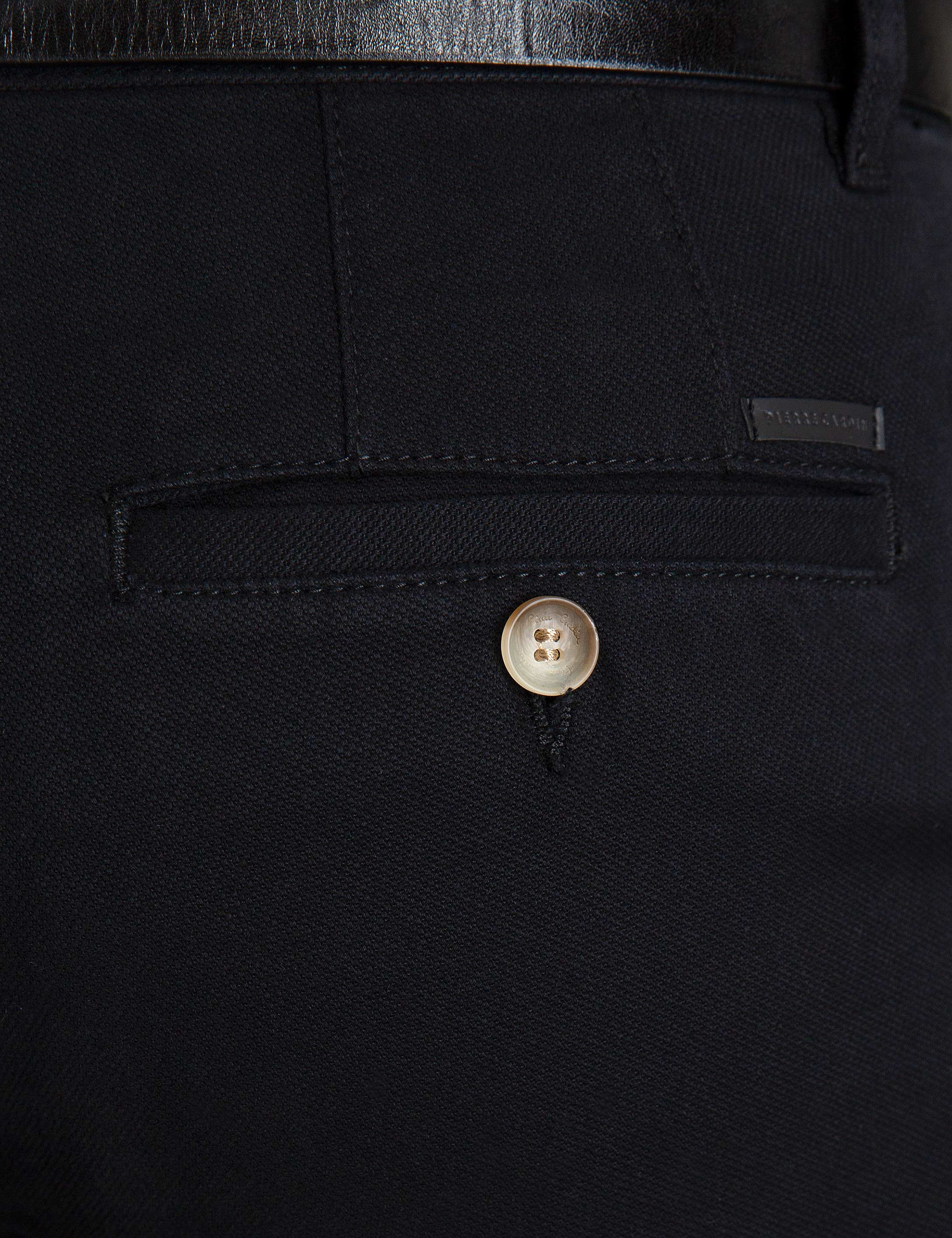 Siyah Slim Fit Chino Pantolon