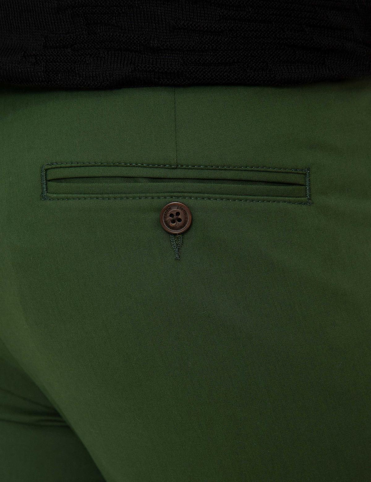 Haki Slim Fit Kanvas Pantolon - 50225598003