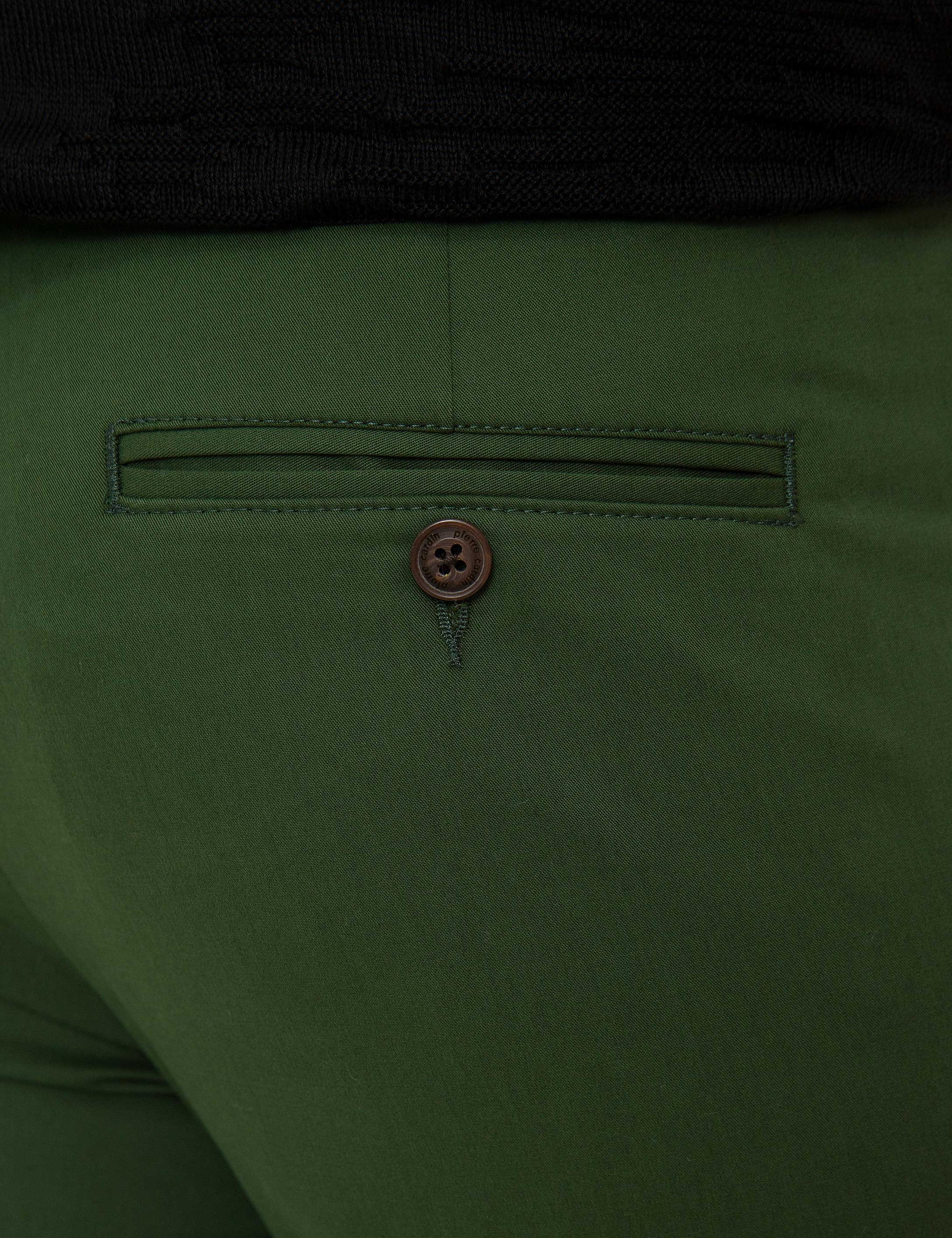 Haki Slim Fit Kanvas Pantolon