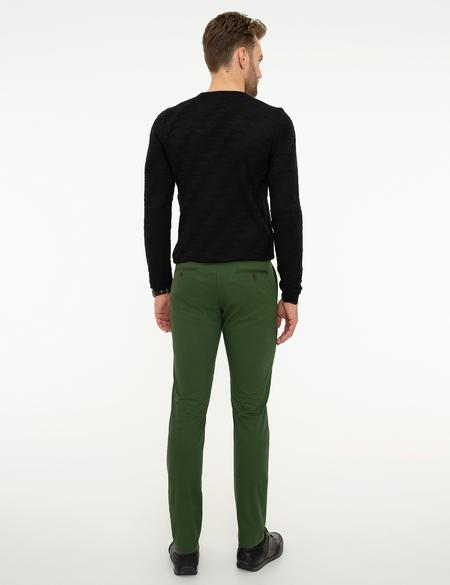 Haki Slim Fit Kanvas Pantolon - 50225598003