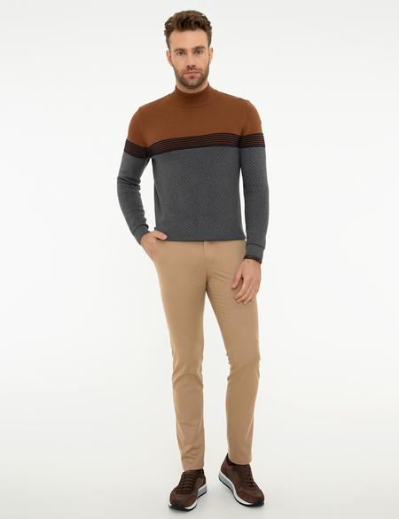 Hardal Slim Fit Kanvas Pantolon - 50225795003