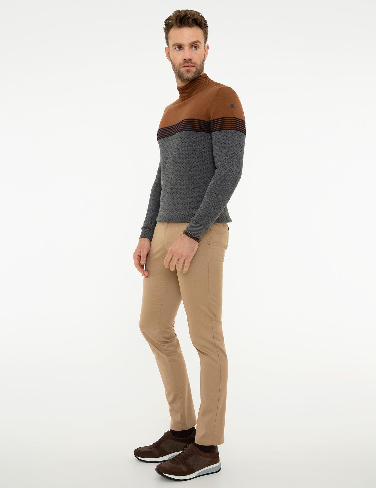 Hardal Slim Fit Kanvas Pantolon - 50225795003