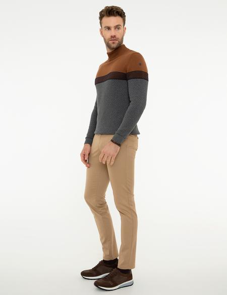 Hardal Slim Fit Kanvas Pantolon - 50225795003