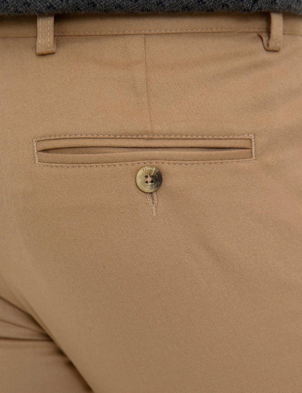 Hardal Slim Fit Kanvas Pantolon - 50225795003