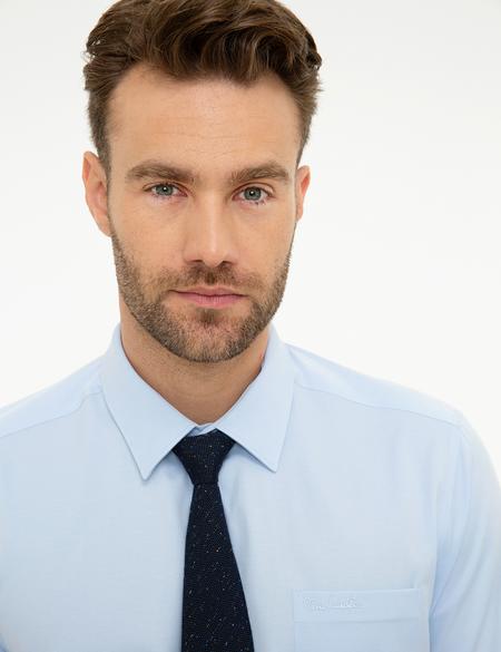 Açık Mavi Regular Fit Klasik Gömlek - 50207536021