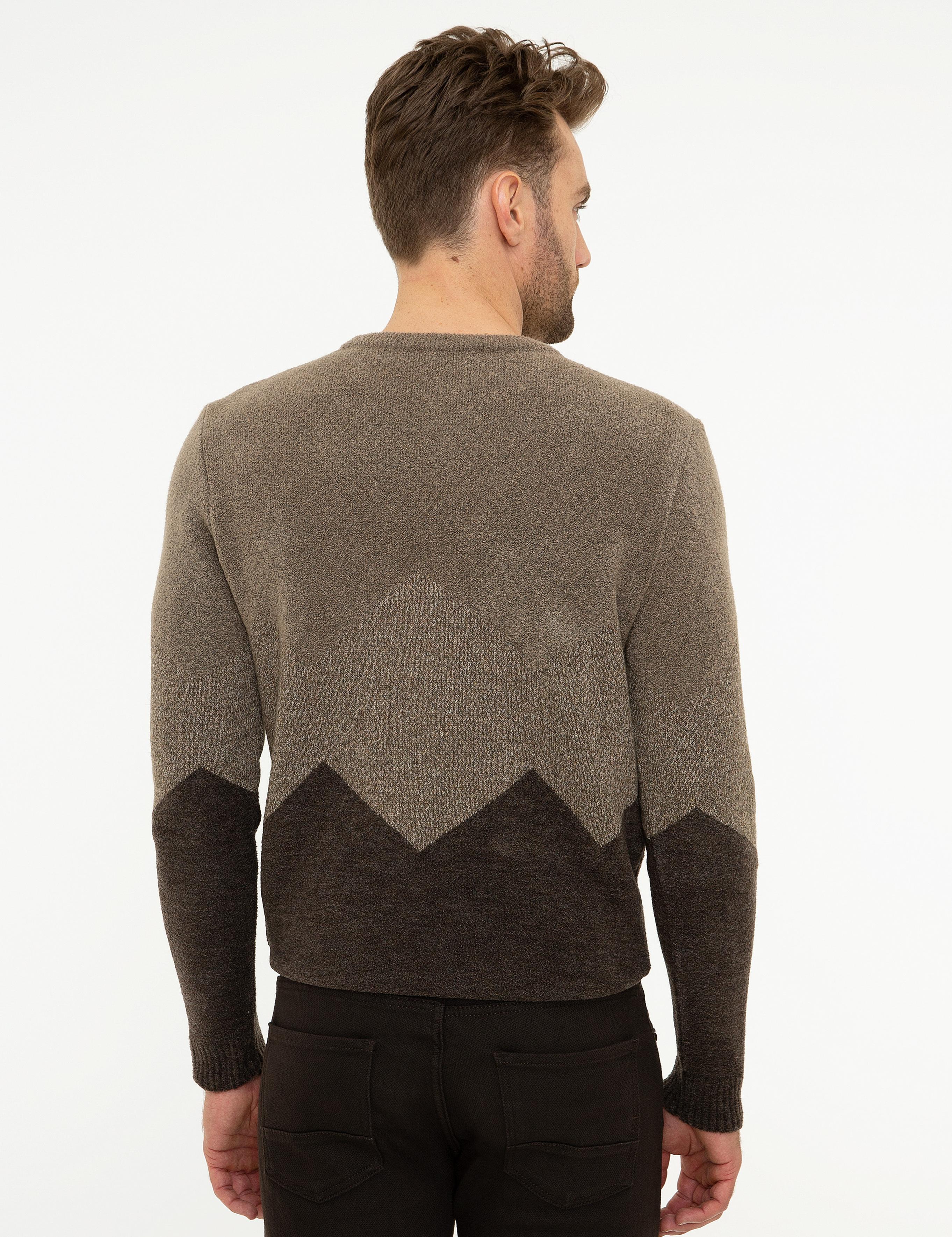 Vizon Slim Fit Bisiklet Yaka Triko Kazak