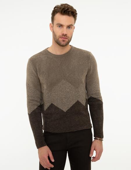 Vizon Slim Fit Bisiklet Yaka Triko Kazak - 50208777017