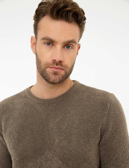 Vizon Slim Fit Bisiklet Yaka Triko Kazak - 50208777017