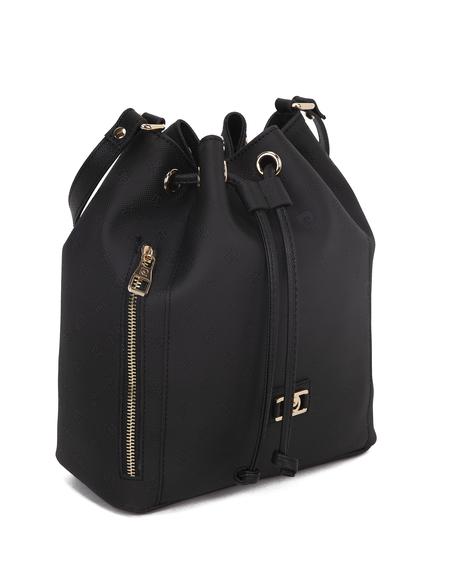 Siyah Büzgülü Çanta - 50222412001