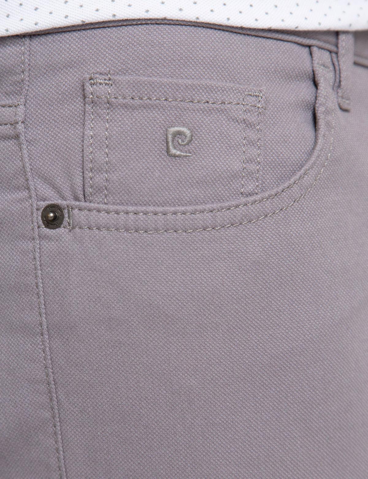 Gri Slim Fit Kanvas Pantolon - 50187805028