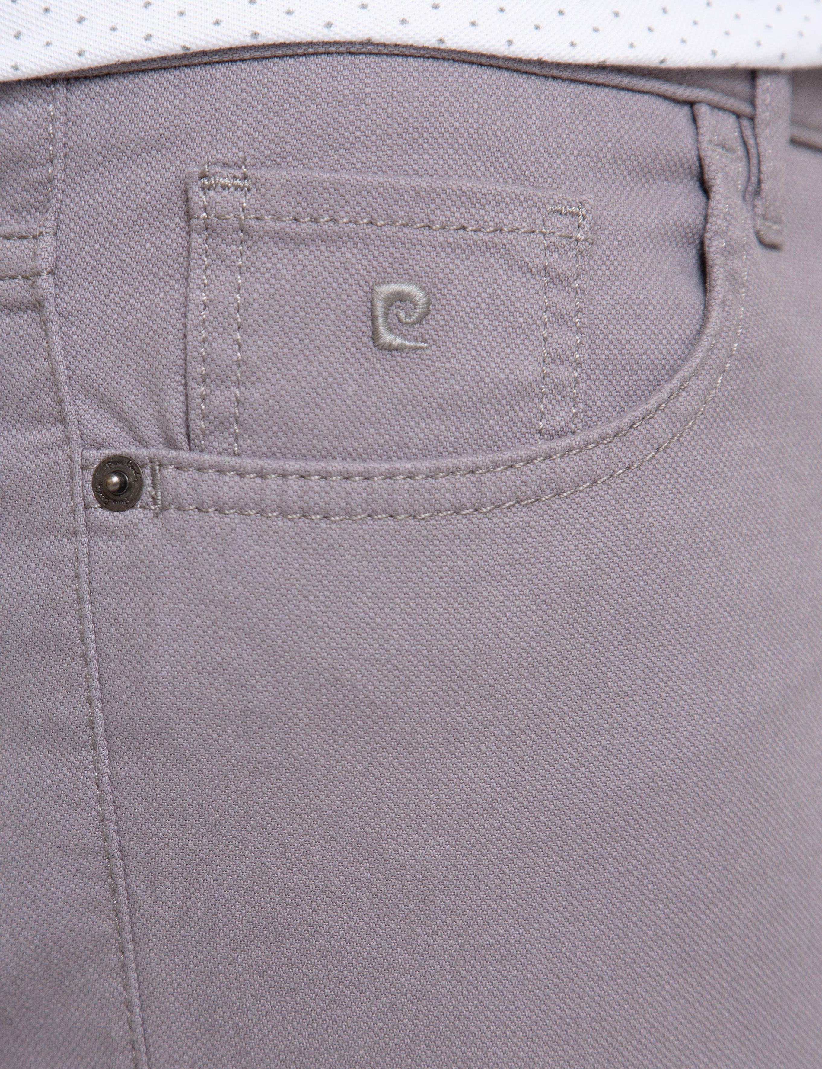 Gri Slim Fit Kanvas Pantolon