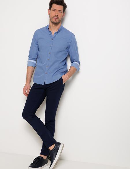 Slim Mavi Gömlek - 50186137002
