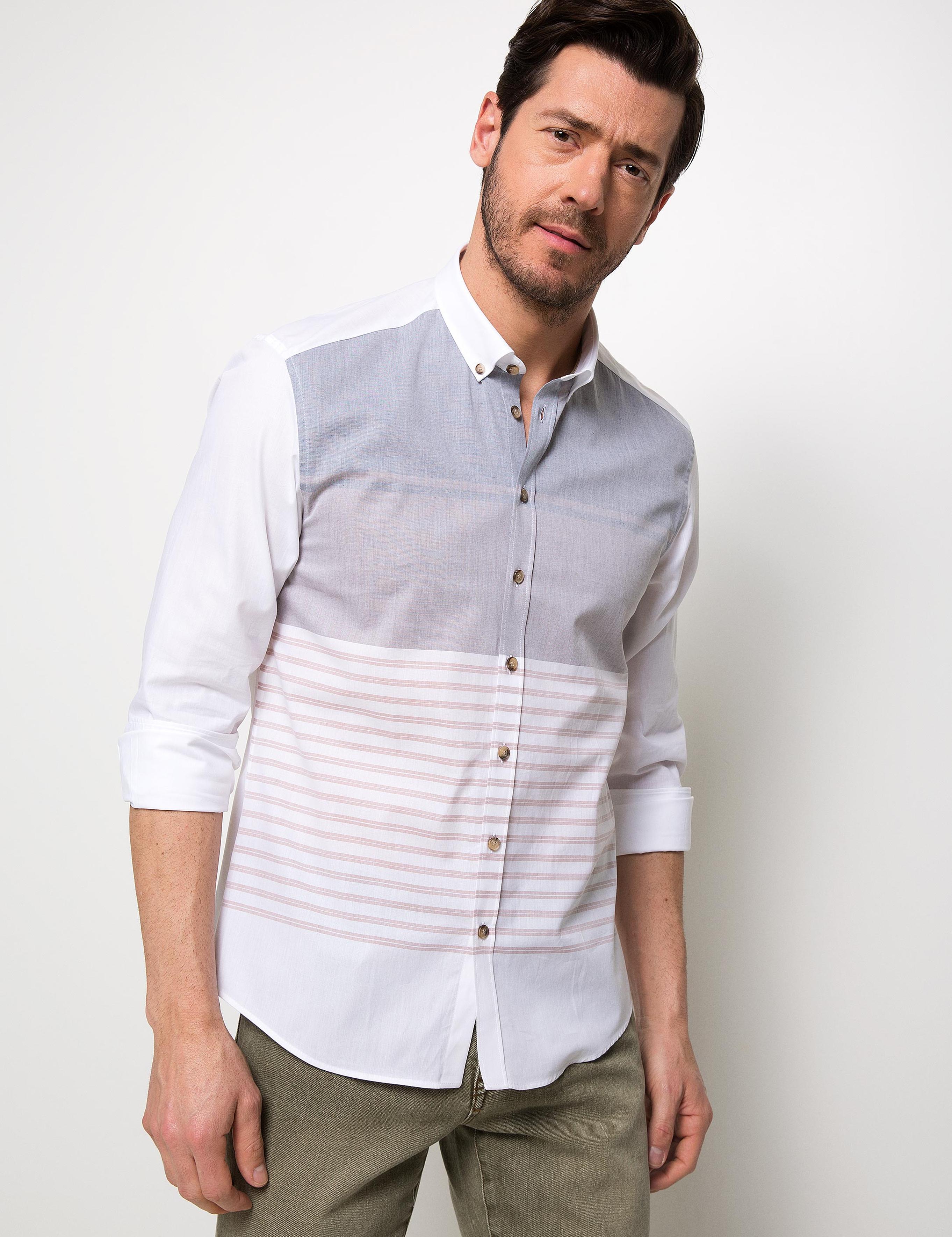 Slim Turuncu Gömlek