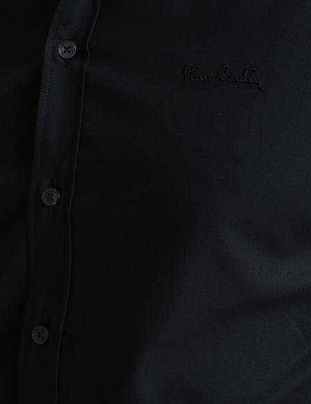 Siyah Slim Fit Basic Gömlek - 50189518020