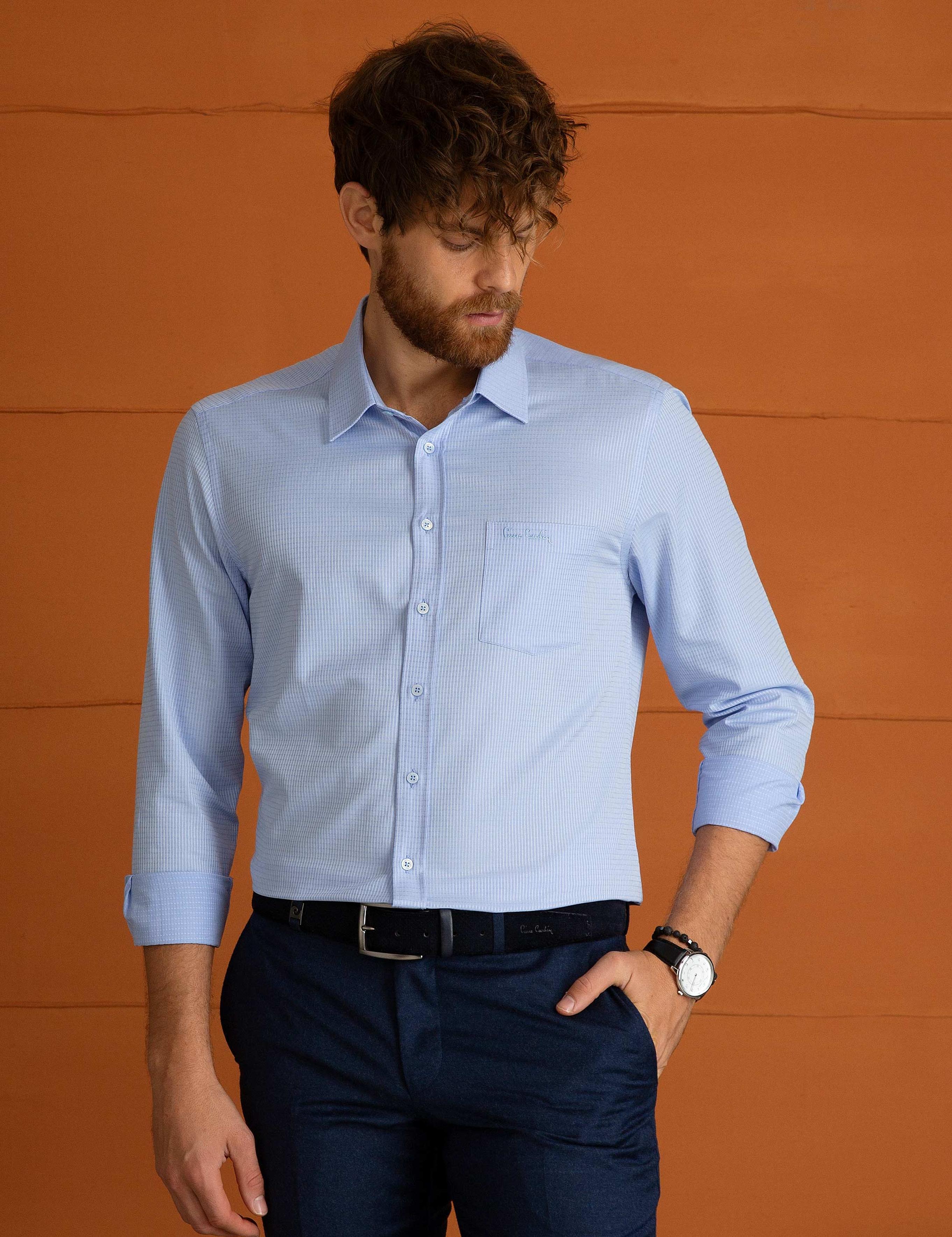 Açık Mavi Regular Fit Gömlek