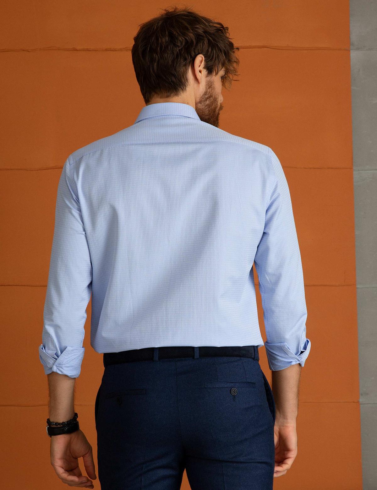 Açık Mavi Regular Fit Gömlek - 50194532003