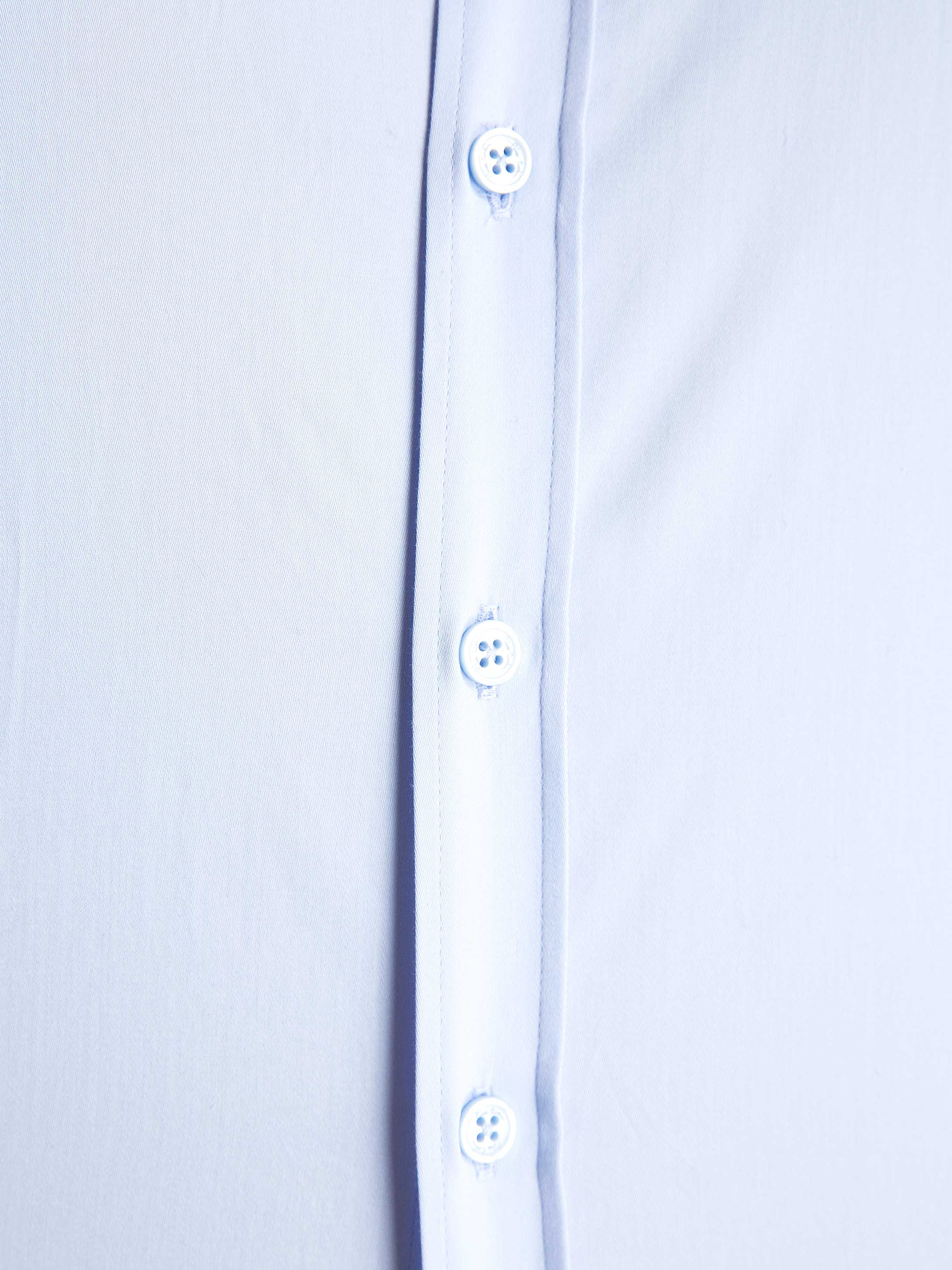 Açık Mavi Slim Fit Basic Gömlek - Image 4