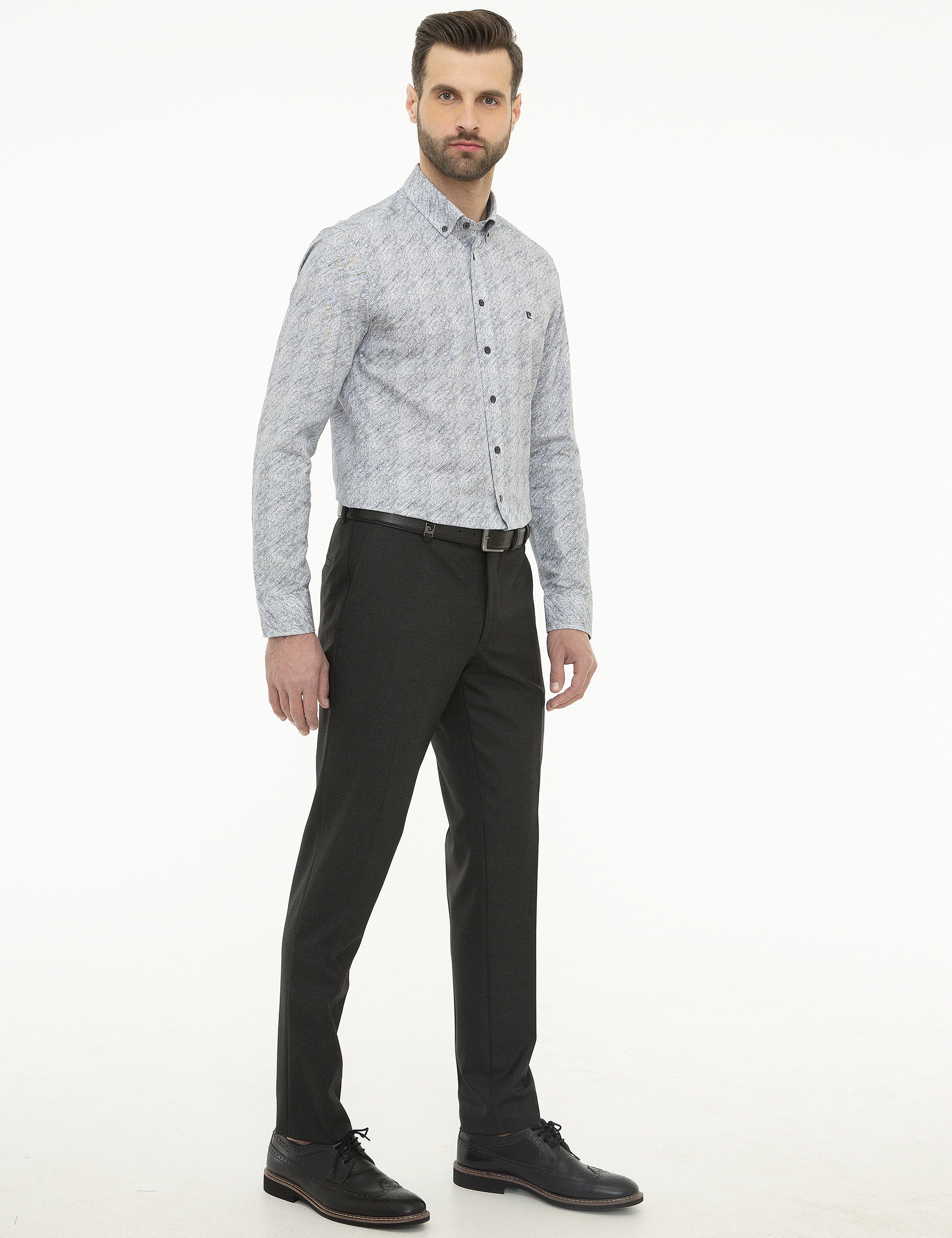 Siyah Ekstra Slim Fit Pantolon - Image 2