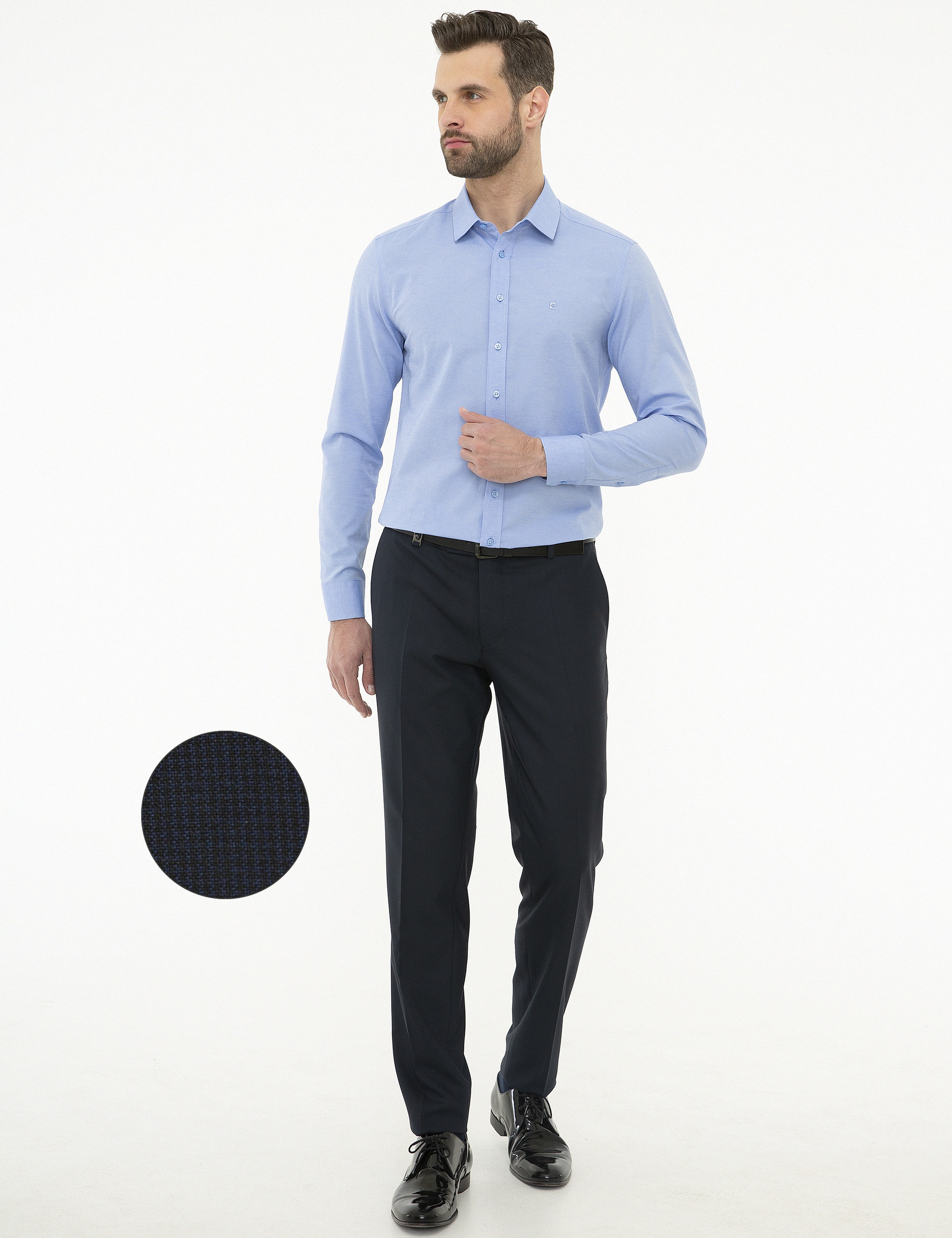 Lacivert Ekstra Slim Fit Pantolon - Image 1