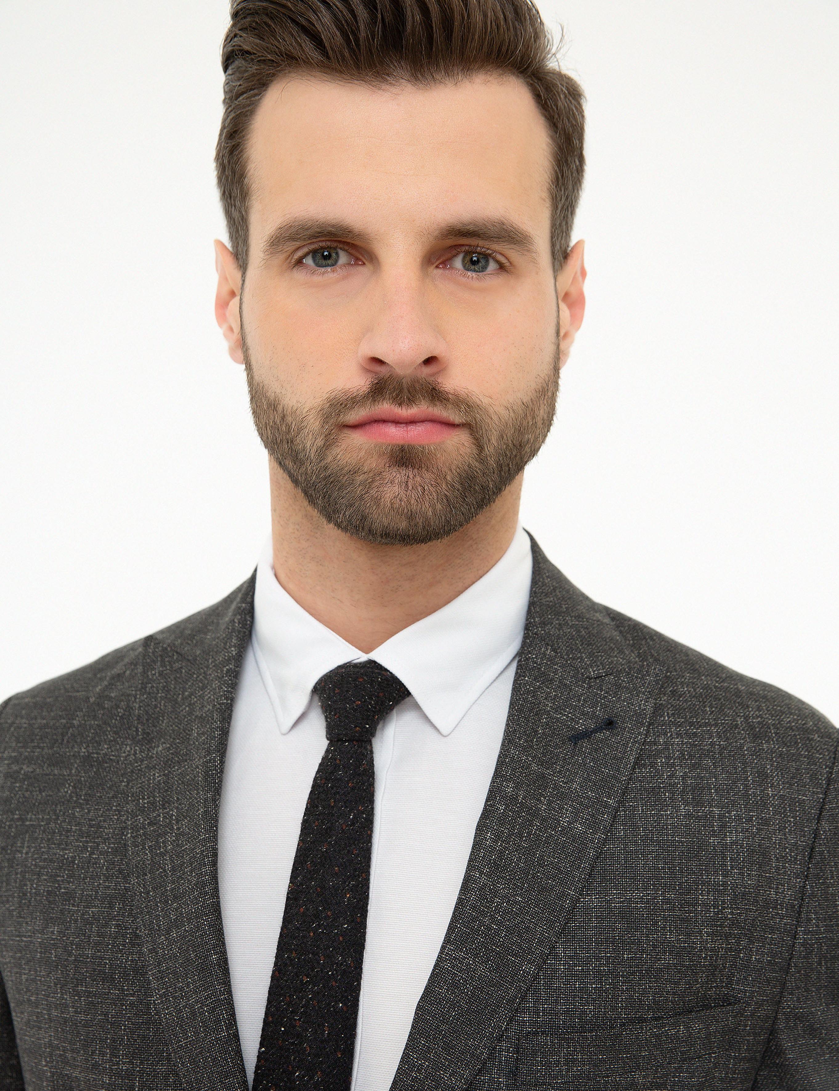 Füme Slim Fit Ceket