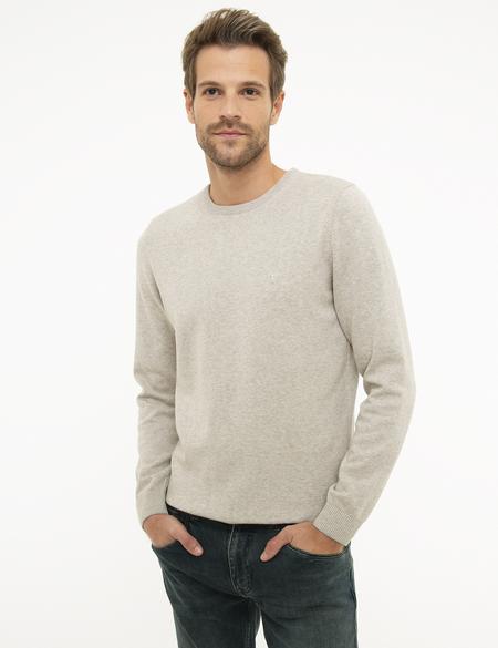 Kum Melanj Slim Fit Basic Kazak - 50207445182