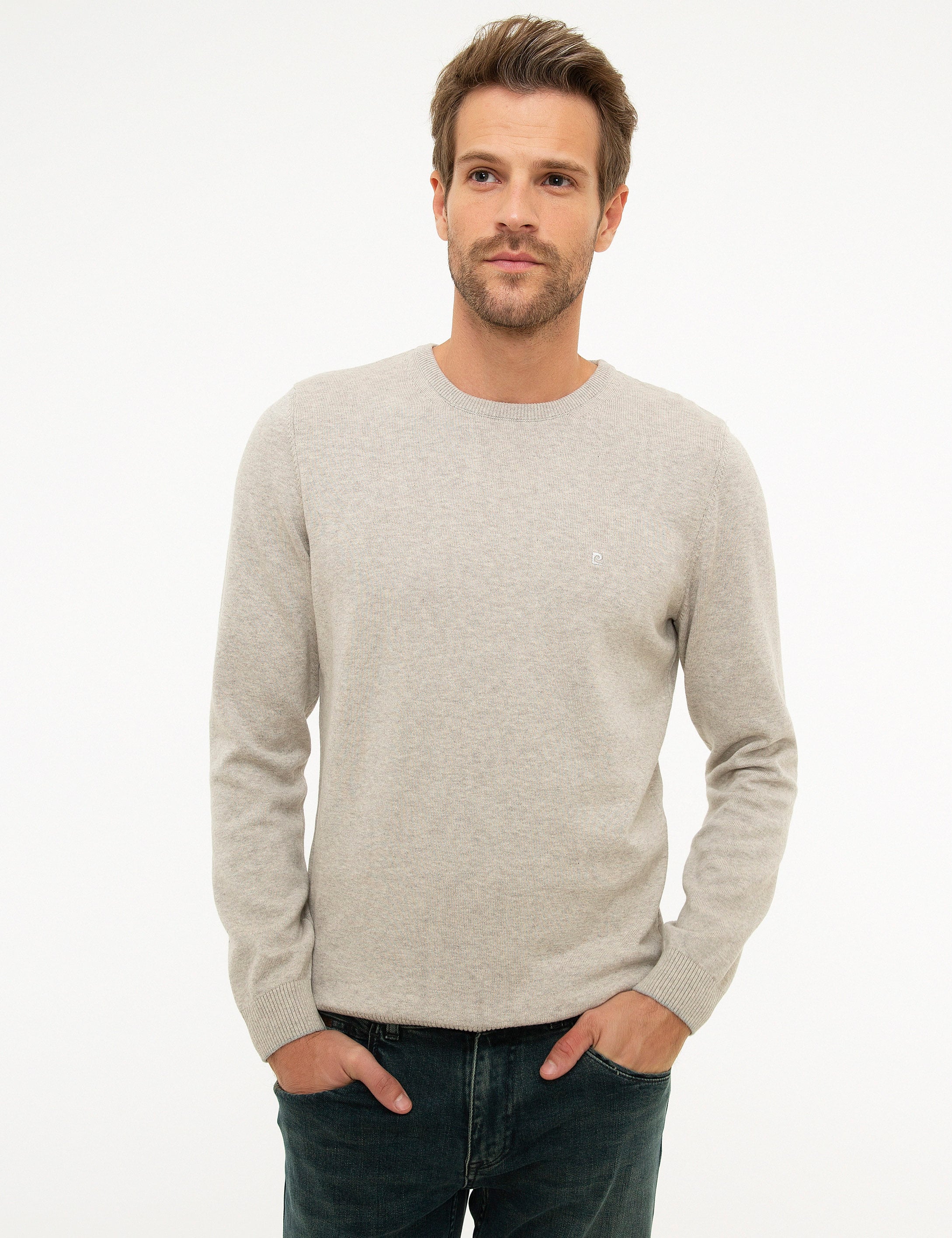 Kum Melanj Slim Fit Basic Kazak