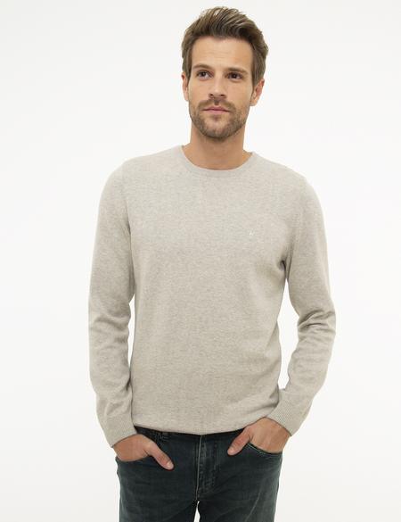 Kum Melanj Slim Fit Basic Kazak - 50207445182