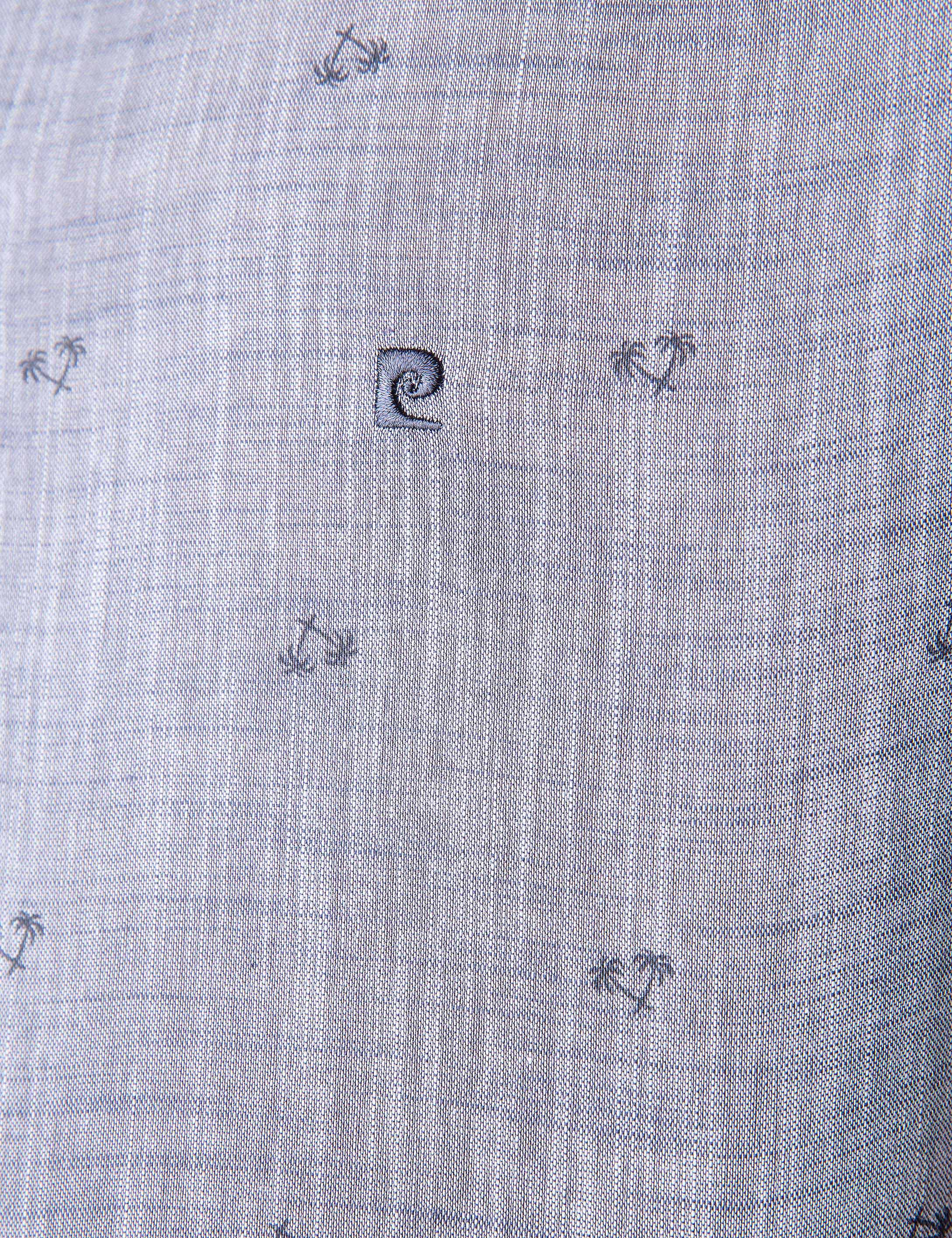 Lacivert Slim Fit Uzun Kollu Gömlek - Image 4