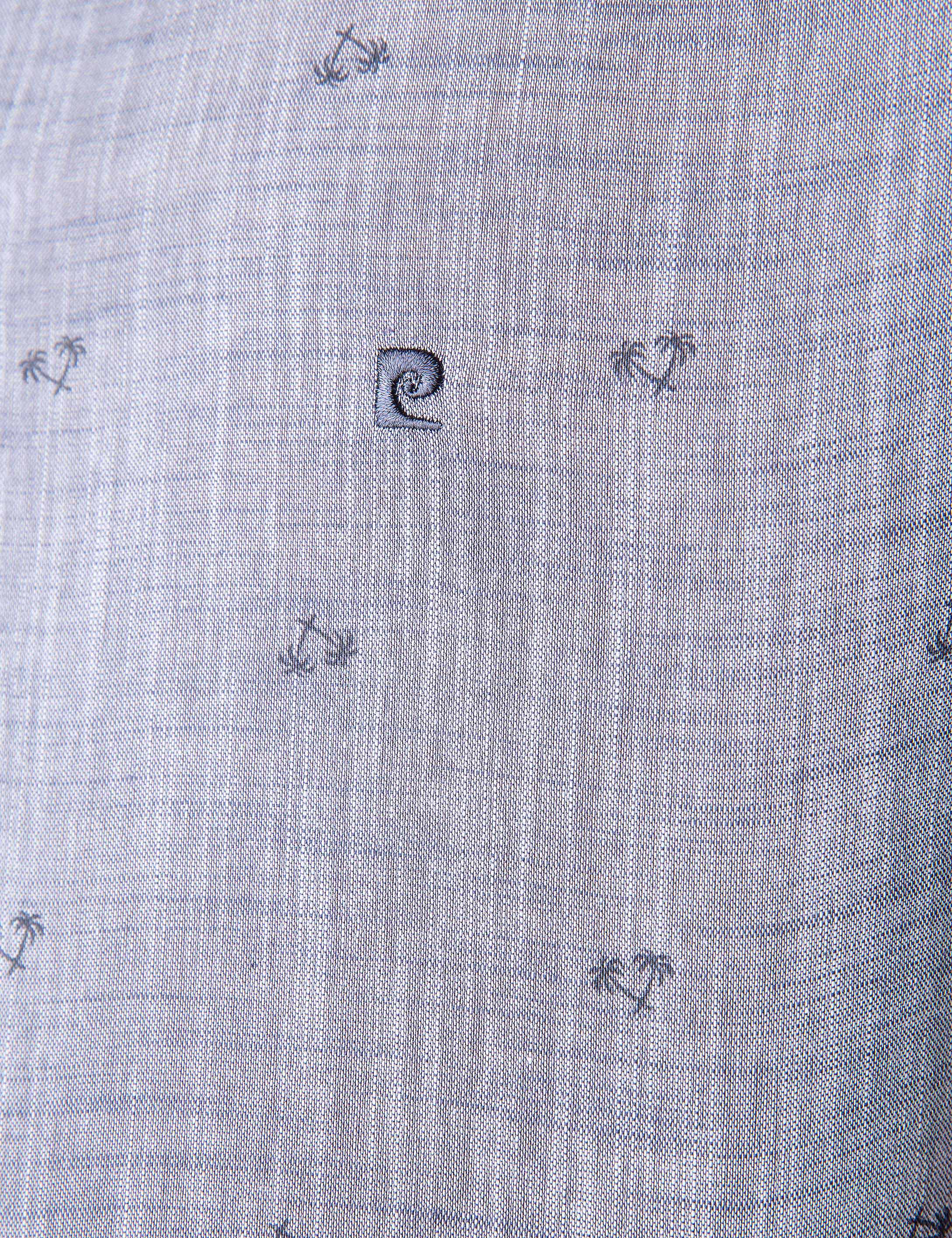 Lacivert Slim Fit Uzun Kollu Gömlek