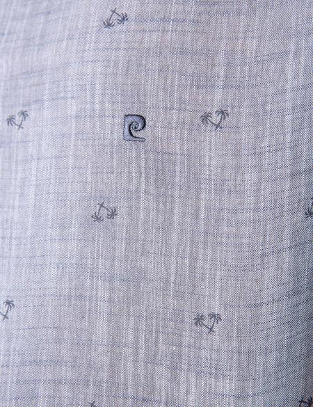 Lacivert Slim Fit Uzun Kollu Gömlek - 50203565001