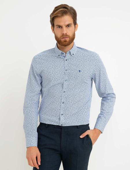 Slim Mavi Gömlek - 50178998033