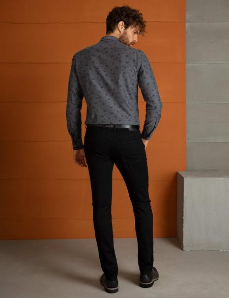 Siyah Denim Pantolon - 50193343004