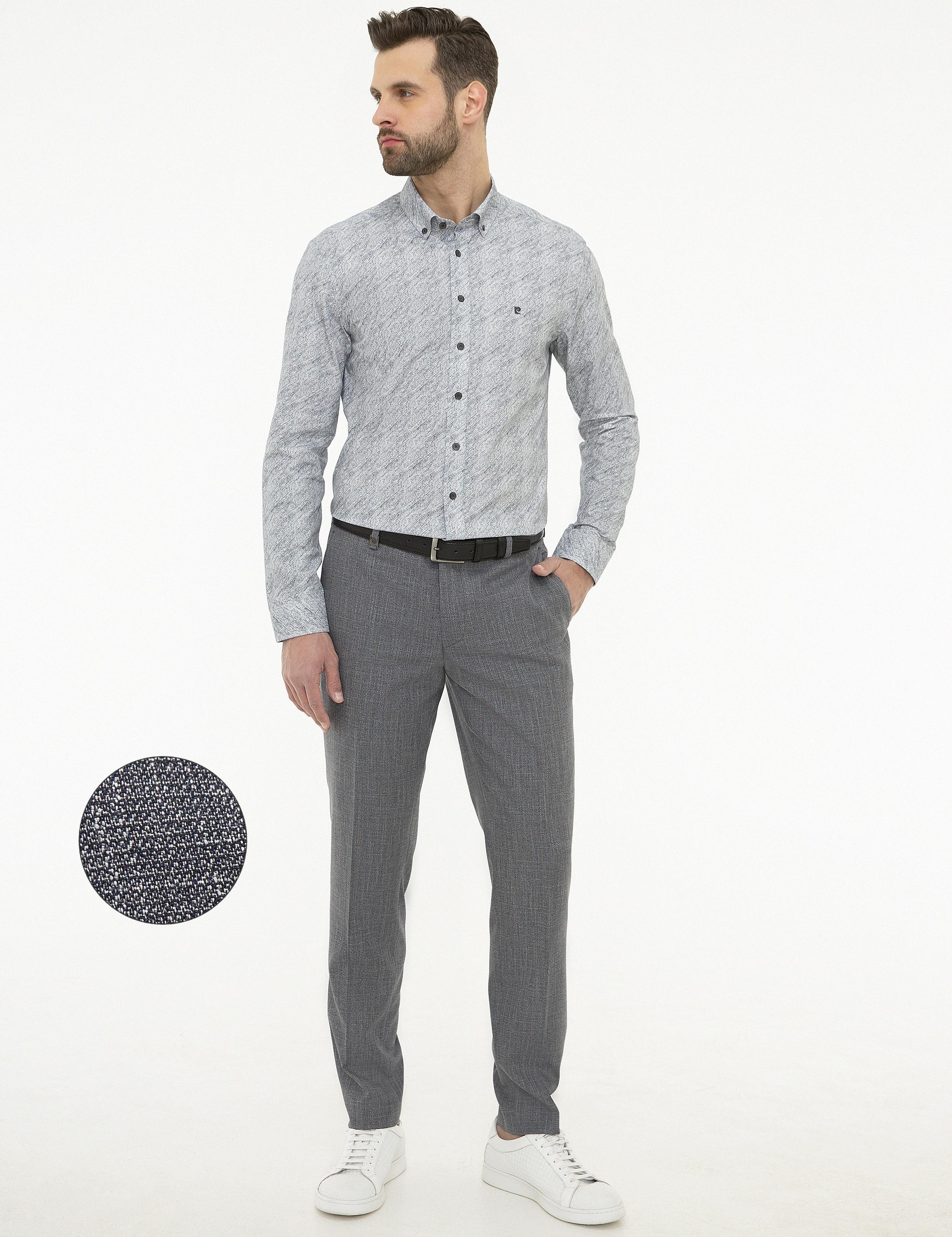 Lacivert Ex. Slim Fit Kumaş Pantolon