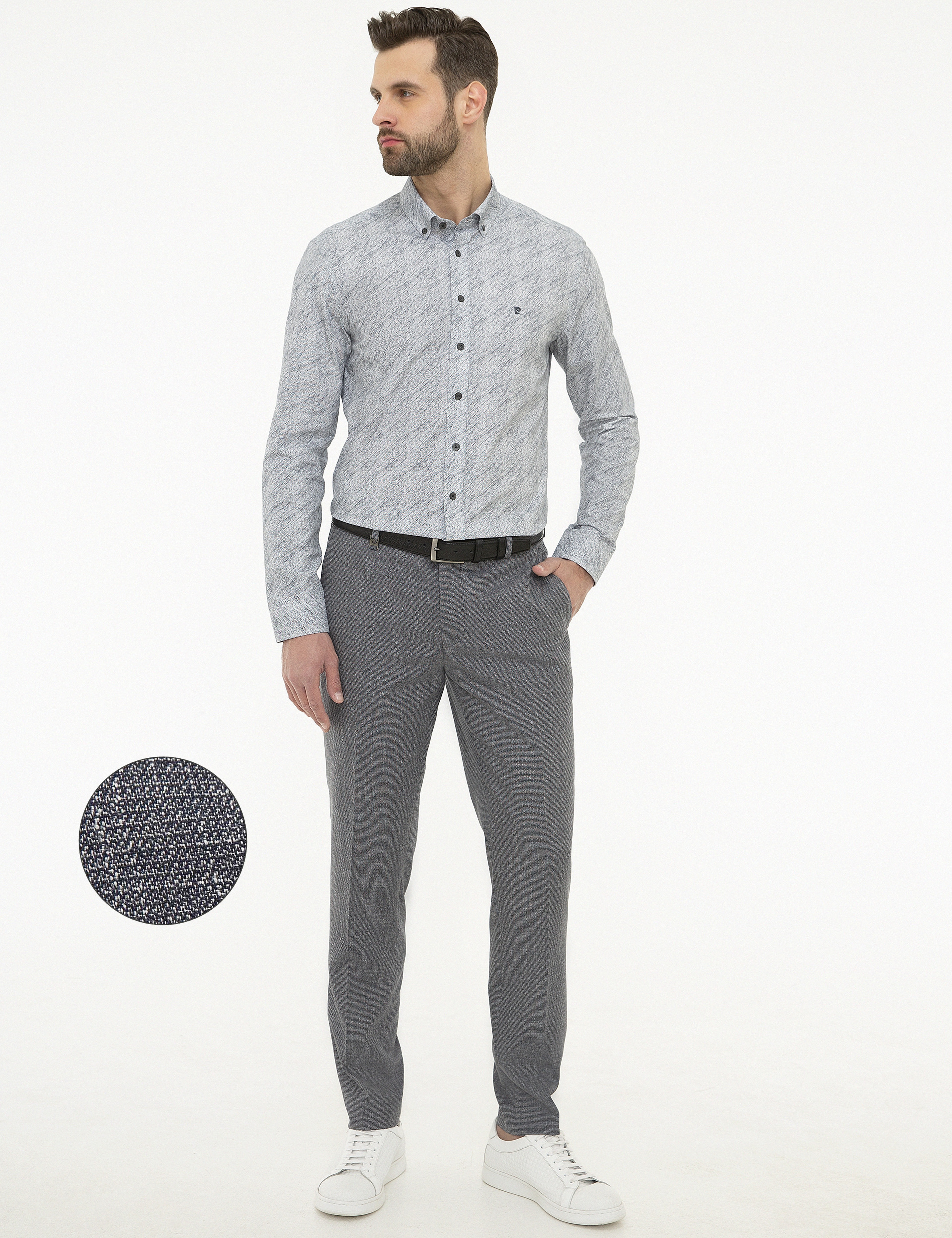 Lacivert Ekstra Slim Fit Pantolon - Image 1