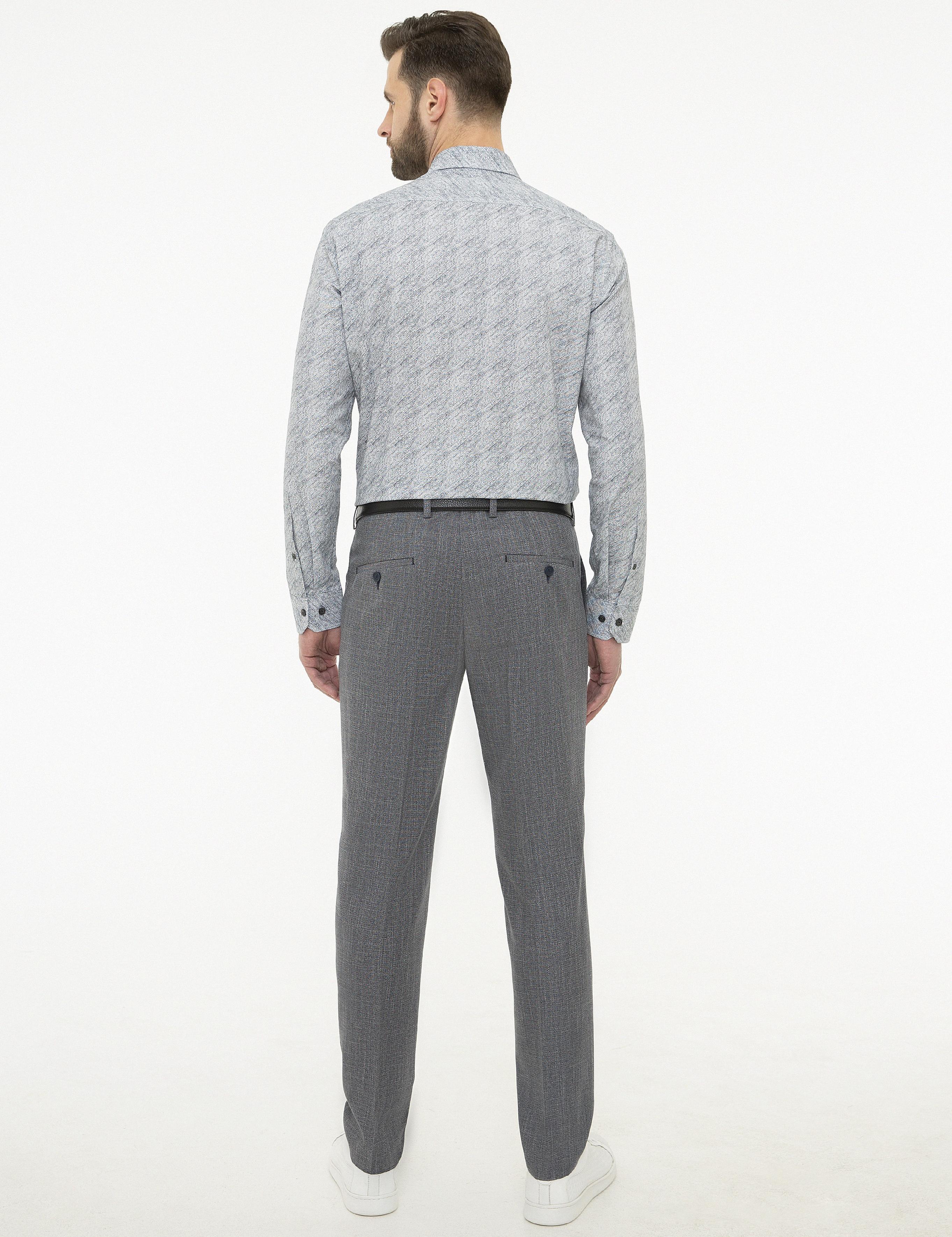 Lacivert Ex. Slim Fit Kumaş Pantolon