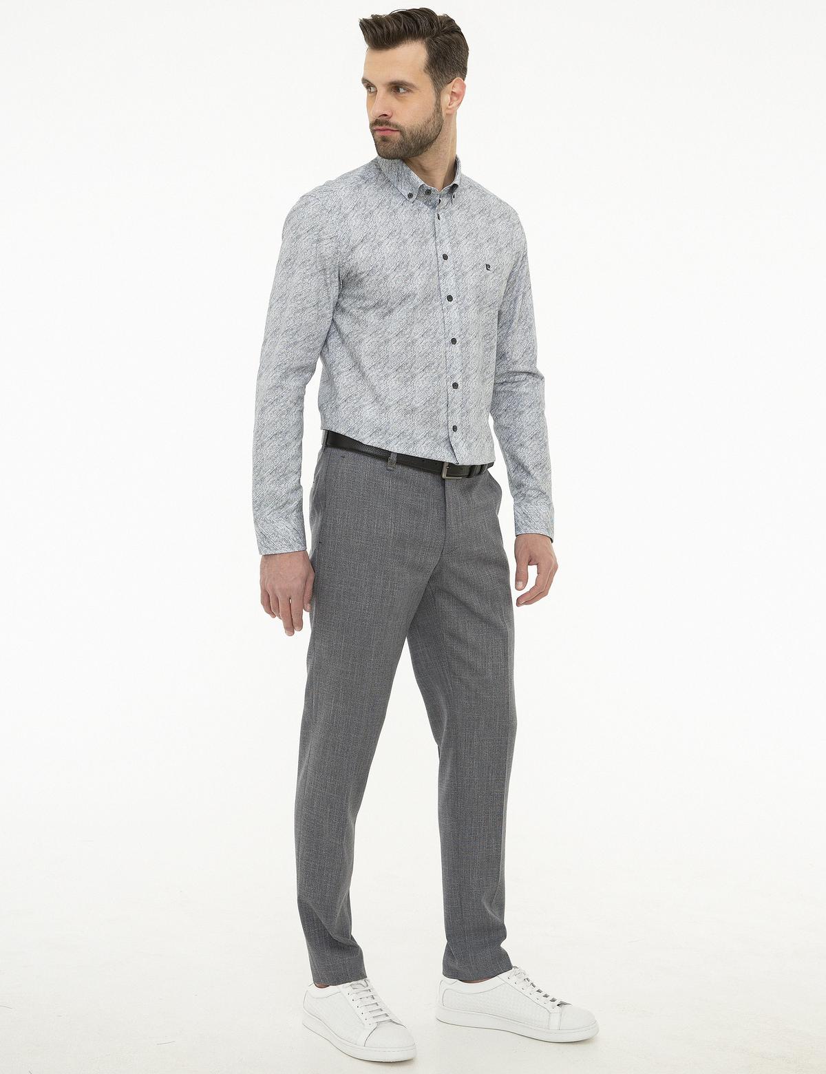 Lacivert Ex. Slim Fit Kumaş Pantolon - 50223145009